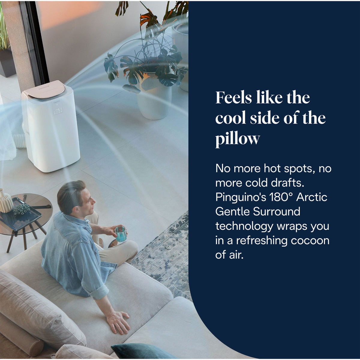 De'Longhi Pinguino AP98 Air Conditioner - White | PACAP98GENTLEJE