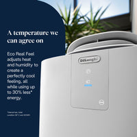 DeLonghi Pinguino AP130i GentleJet Inverter Portable Air Conditioner White | PACAP130IGENTLE