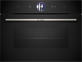 Bosch Series 8 compact combi-steam oven with air fry in Black