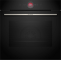 Bosch Series 8 built-in single oven with Air Fry and pyrolytic cleaning in Black