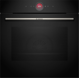 Bosch Series 8 Built-In Single Oven with Air Fry - Black | HGB7741B1B