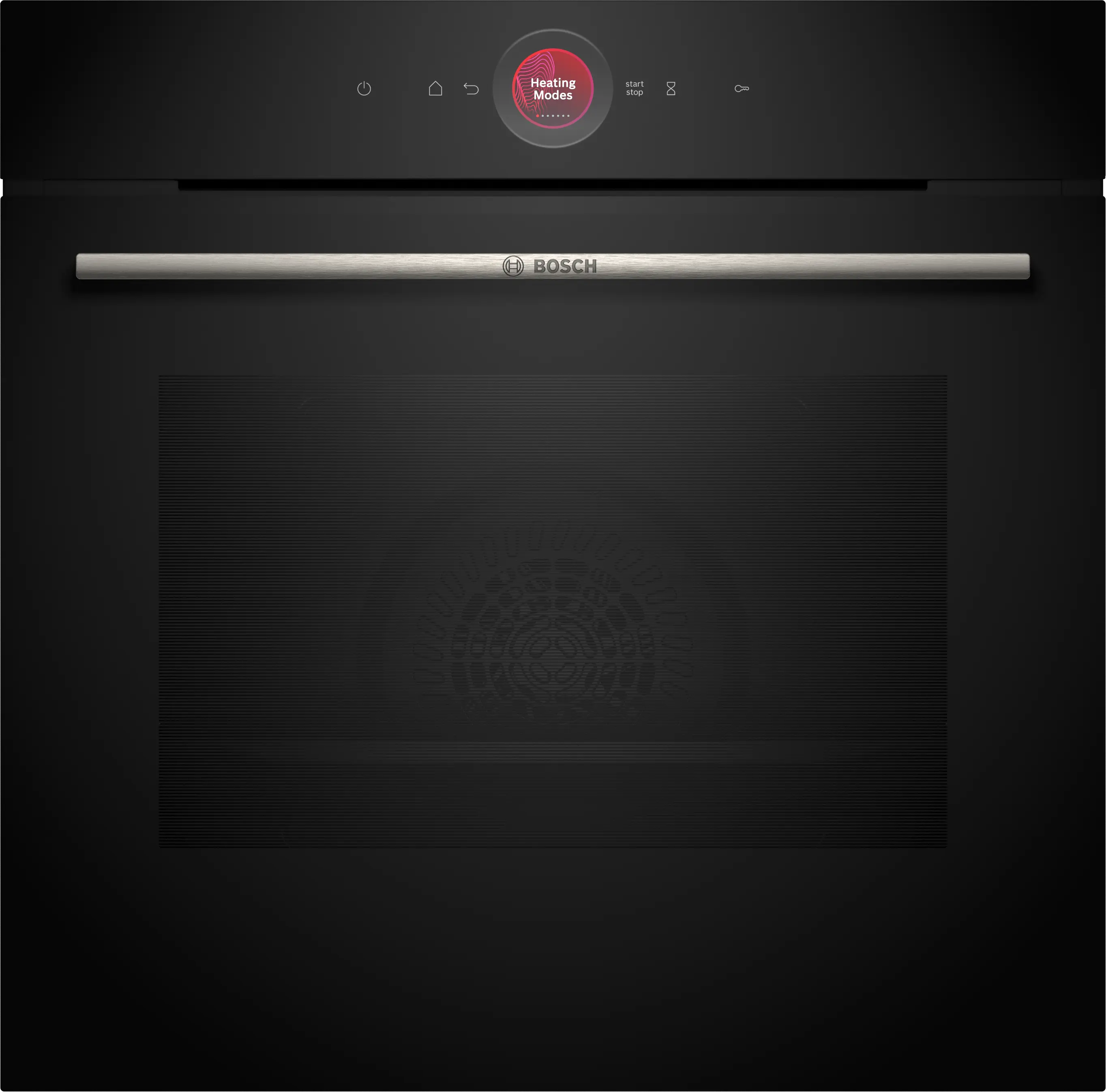 Bosch Series 8 built-in single oven with Air Fry and pyrolytic cleaning in Black