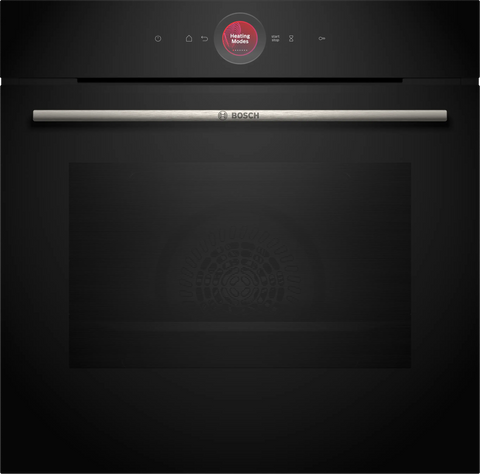 Bosch Series 8 Built-In Single Oven with Air Fry - Black | HGB7741B1B