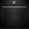 Bosch Series 8 Built-in Single Oven with Steam Function – Black | HRG7764B1B