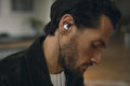 Sennheiser IE 900 Audiophile Earphones — lifestyle, worn portrait