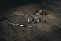 Sennheiser IE 900 Audiophile Earphones — lifestyle still life with cables