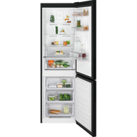 Electrolux 60cm TwinTech NoFrost Freestanding Fridge Freezer Matte Black | LNT6ME33K0