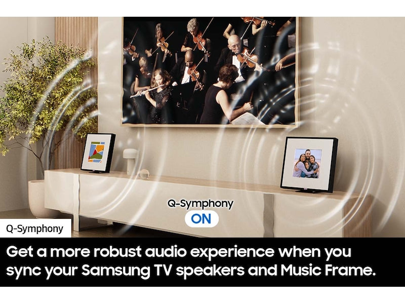 Samsung Music Frame Wireless Smart Speaker Black (2024) | HW-LS60D