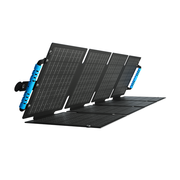 BLUETTI SORA 60 60W Portable Solar Panel - partly unfolded