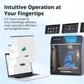 Flashforge Adventurer 5M Pro Enclosed CoreXY 3D Printer - touchscreen and slicing software