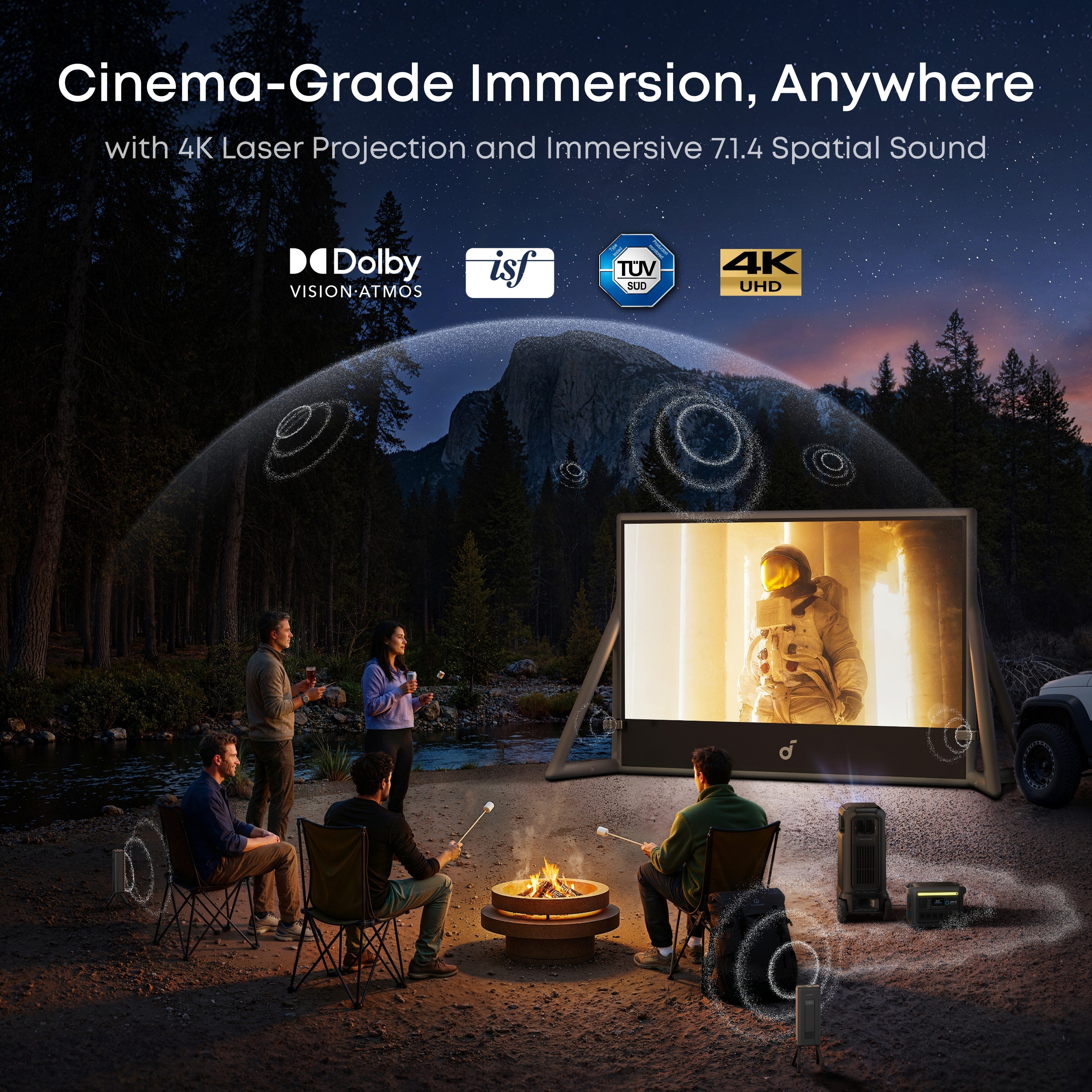 Nebula X1 Pro Projector, Black/Grey - official product image