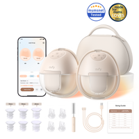 eufy Wearable Breast Pump S1 Pro, Brown - official product image