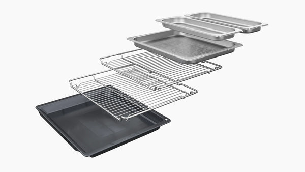 Bosch Series 8 Built-in Steam Oven with FullSteam & Air Fry – Black | HSG7364B1B