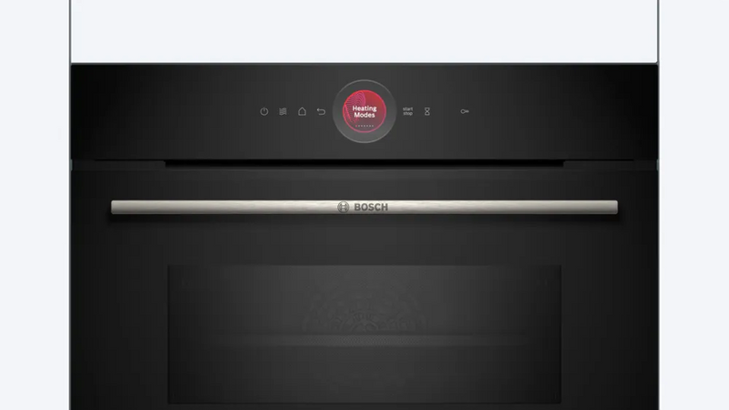 Bosch Series 8 60cm 45 litre built in single oven with microwave function | CMG7241B1B