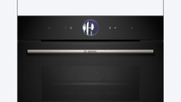 Bosch Series 8 compact combi-steam oven with air fry in Black