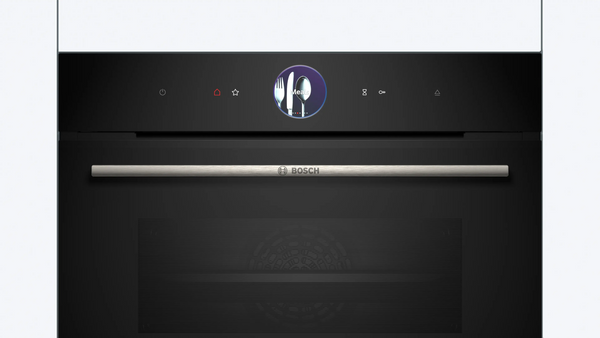 Bosch Series 8 compact combi-steam oven with air fry in Black