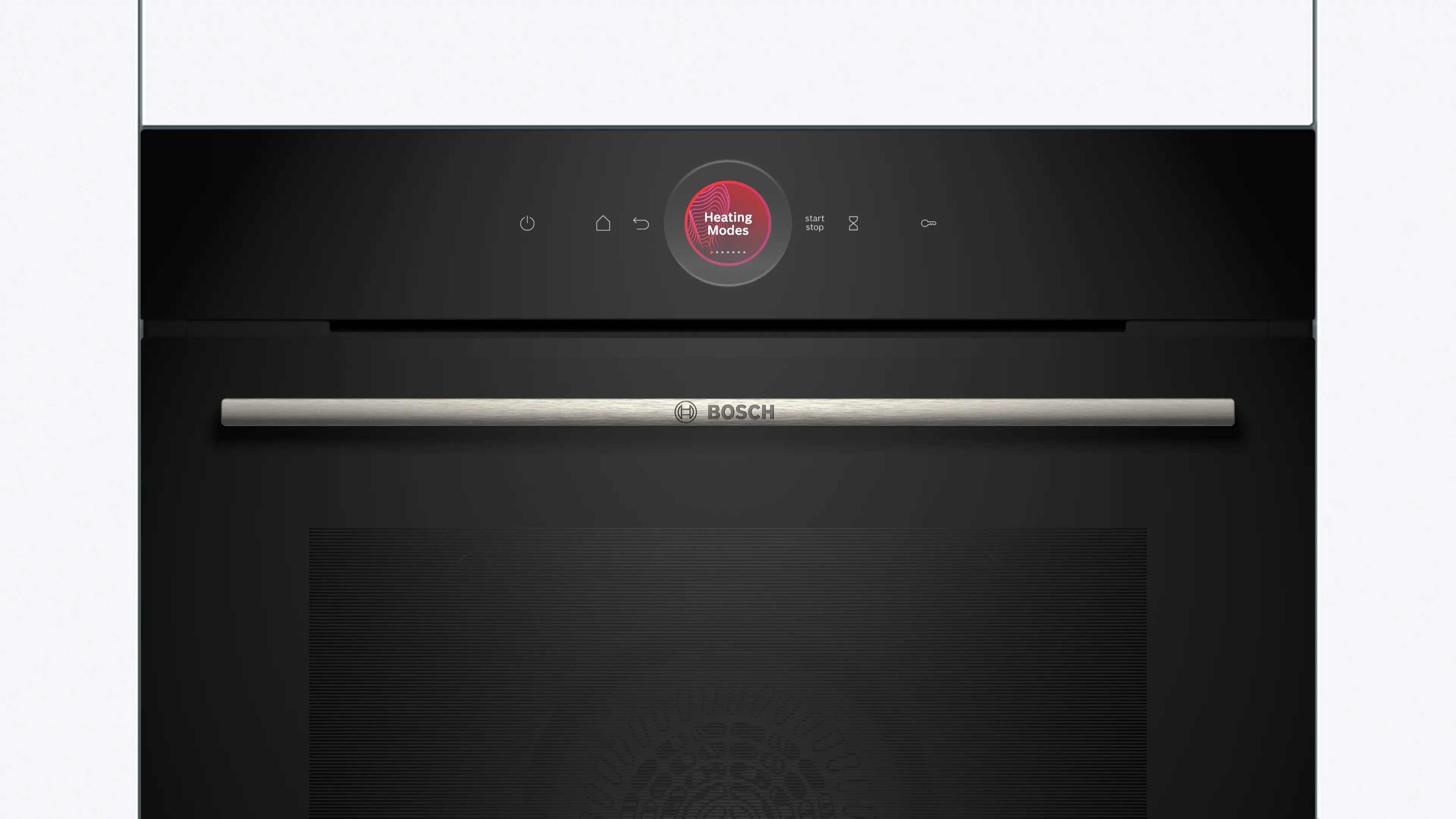 Bosch Series 8 built-in single oven with Air Fry and pyrolytic cleaning in Black