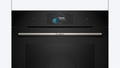 Bosch Series 8 built-in single oven with steam function in Black
