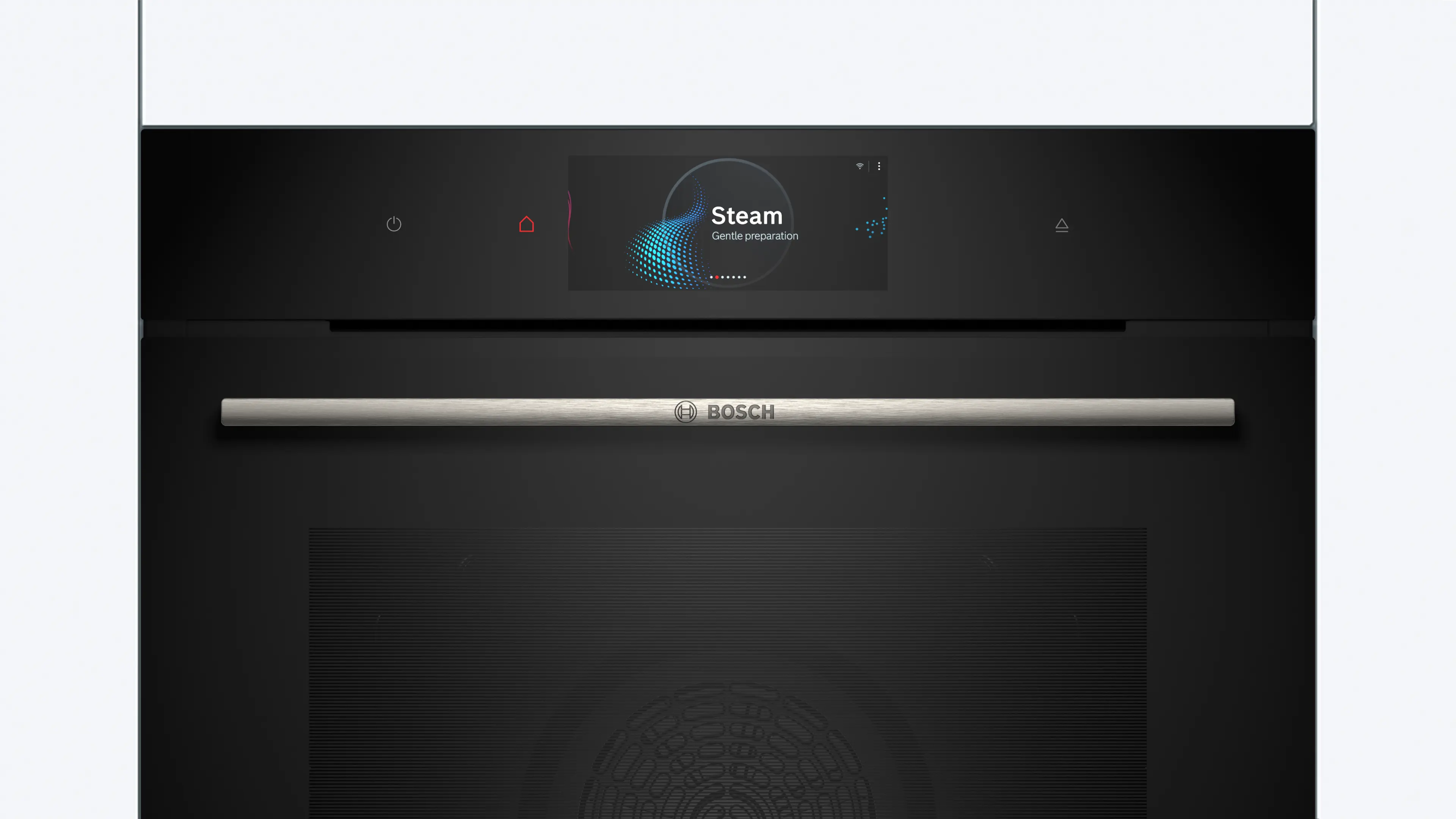 Bosch Series 8 built-in single oven with steam function in Black