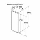 Bosch Series 6 built-in fridge 177.2 x 55.8 cm soft close flat hinge | KIR81ADD0G Bosch Integrated Fridge Euronics Ireland