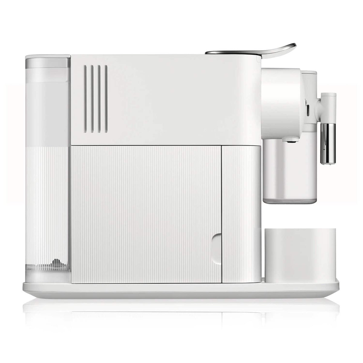 De'Longhi Nespresso Lattissima One Coffee Machine - White - side view