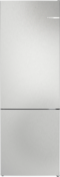 Bosch KGN492LDFG Series 4 freestanding fridge freezer in Stainless Steel Look