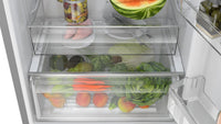 Bosch KGN492LDFG Series 4 freestanding fridge freezer in Stainless Steel Look