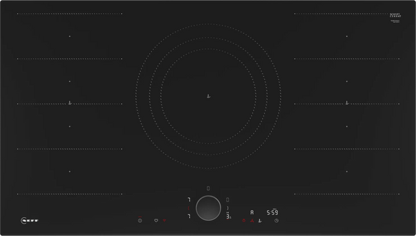NEFF N 90 T69FUV4L0 90cm Flex Induction Hob with TwistPad in Black