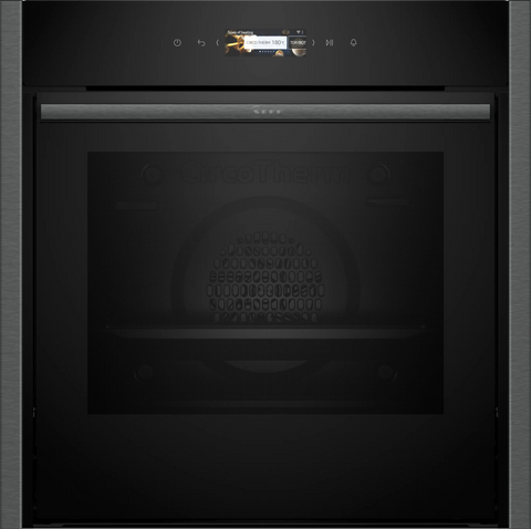 NEFF N70 Slide&Hide Smart Single Oven - Graphite-Grey | B54CR31G0B