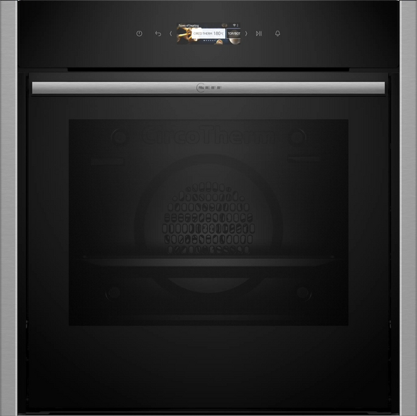 NEFF N70 Slide&Hide smart built-in single oven B54CR31N0B in Stainless Steel
