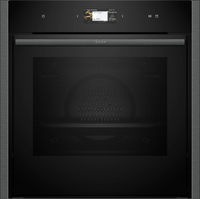 NEFF B64FS31G0B N90 Slide&Hide single oven with steam function in Graphite-Grey