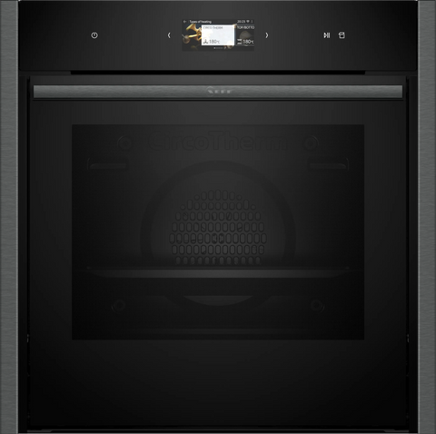 NEFF N90 Built-In Single Oven with Steam - Graphite-Grey | B64FS31G0B