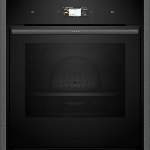 NEFF N90 Built-In Single Oven with Slide&Hide - Graphite-Grey | B64CS51G0B