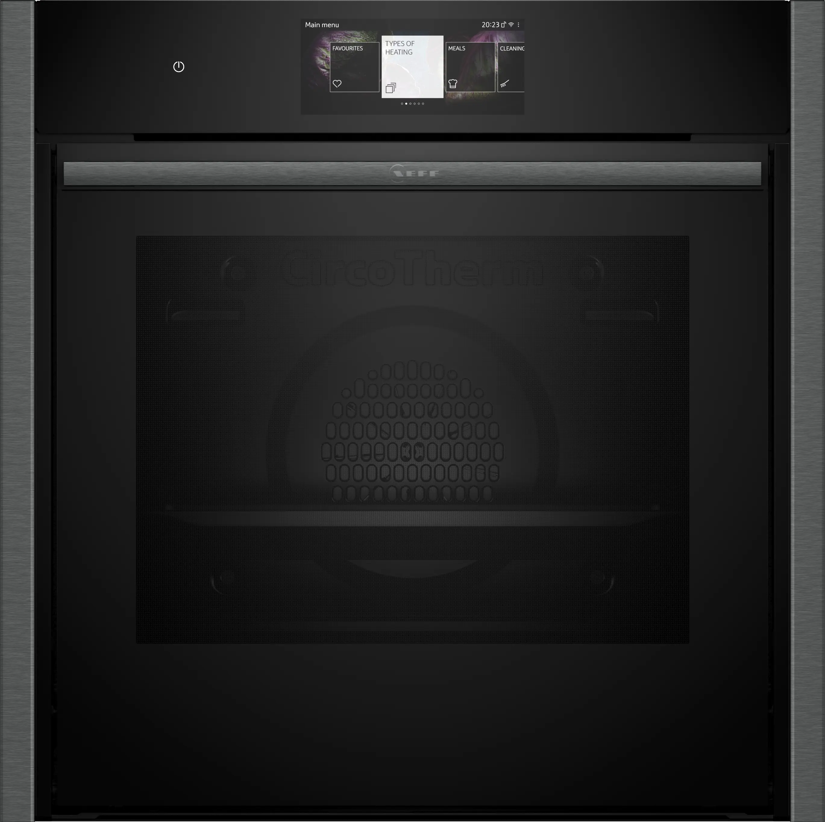 NEFF B64CT73G0B N90 Slide&Hide pyrolytic single oven in Graphite-Grey