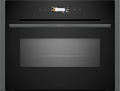 NEFF N70 C24MR21G0B built-in compact oven with microwave in Graphite-Grey
