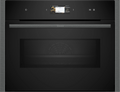 NEFF N90 C24MS31G0B built-in compact oven with microwave in Graphite-Grey