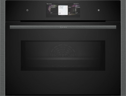 NEFF N90 Built-in Compact Oven with Microwave - Graphite-Grey | C24MT73G0B