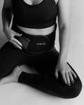 Flowlife Flowtherma Belt Heat, Vibration & Red Light Back Belt - Black - seated