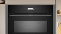 NEFF N70 C24MR21G0B built-in compact oven with microwave in Graphite-Grey