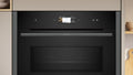 NEFF N90 C24MS31G0B built-in compact oven with microwave in Graphite-Grey