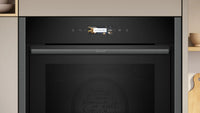 NEFF N70 Slide&Hide smart built-in single oven B54CR31G0B in Graphite-Grey