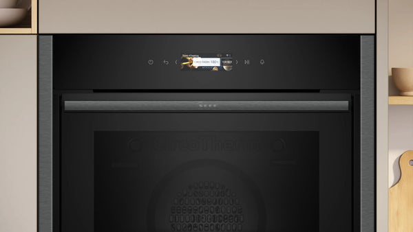 NEFF N70 Slide&Hide smart built-in single oven B54CR31G0B in Graphite-Grey