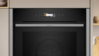NEFF N70 Slide&Hide smart built-in single oven B54CR31N0B in Stainless Steel