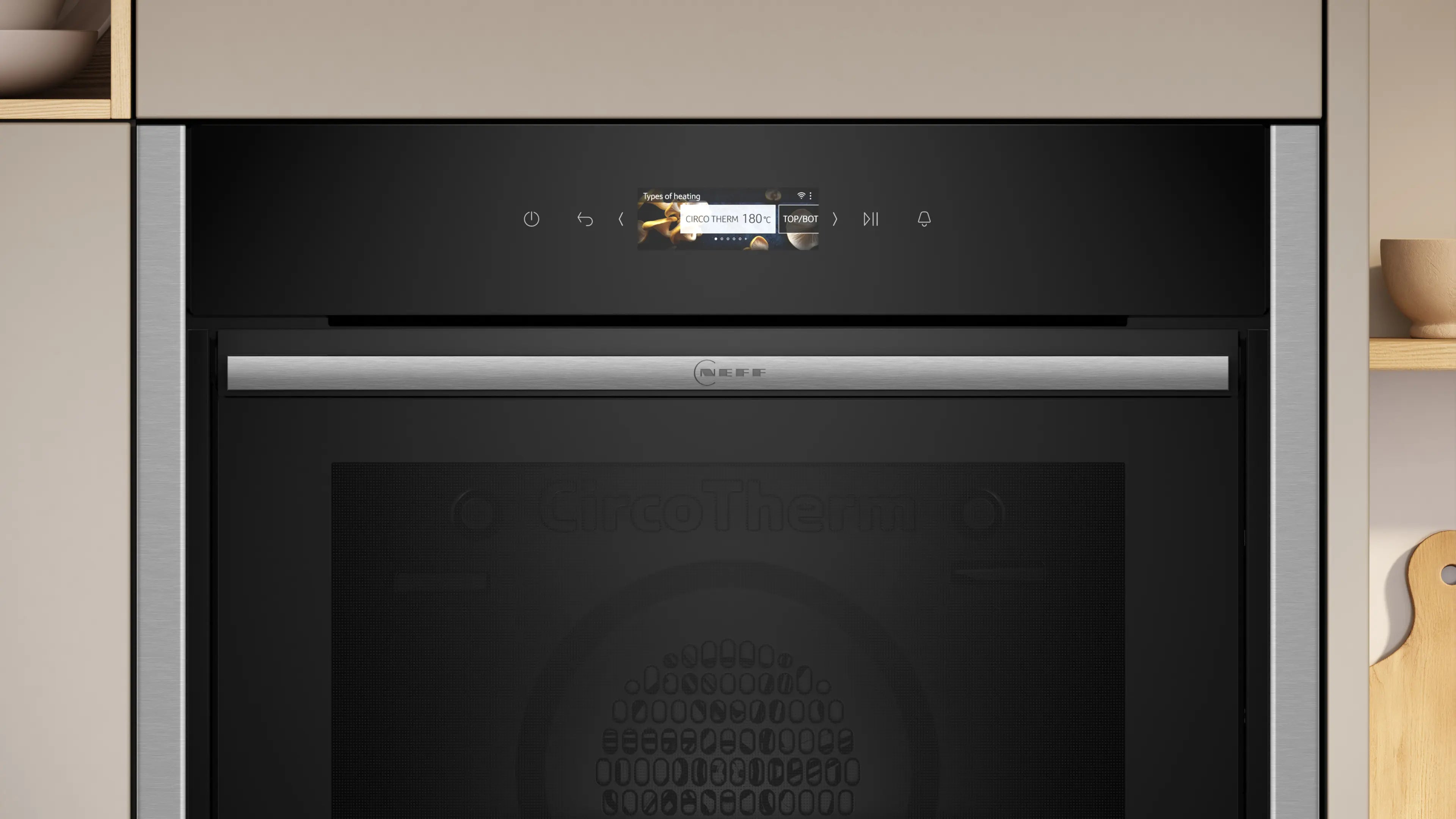 NEFF N70 Slide&Hide smart built-in single oven B54CR31N0B in Stainless Steel