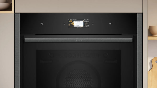 NEFF B64CS51G0B N90 Slide&Hide built-in single oven in Graphite-Grey