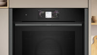 NEFF B64CT73G0B N90 Slide&Hide pyrolytic single oven in Graphite-Grey