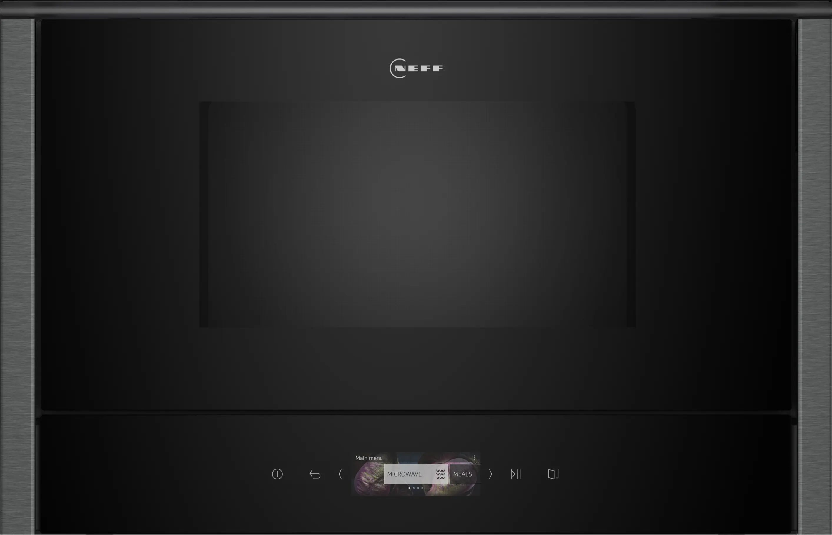NEFF N70 NR4WR21G1B built-in microwave oven in Graphite-Grey