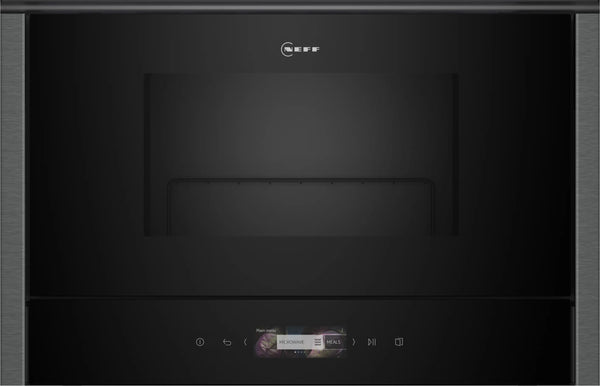 NEFF N70 NR4GR31G1B built-in microwave with grill in Graphite-Grey