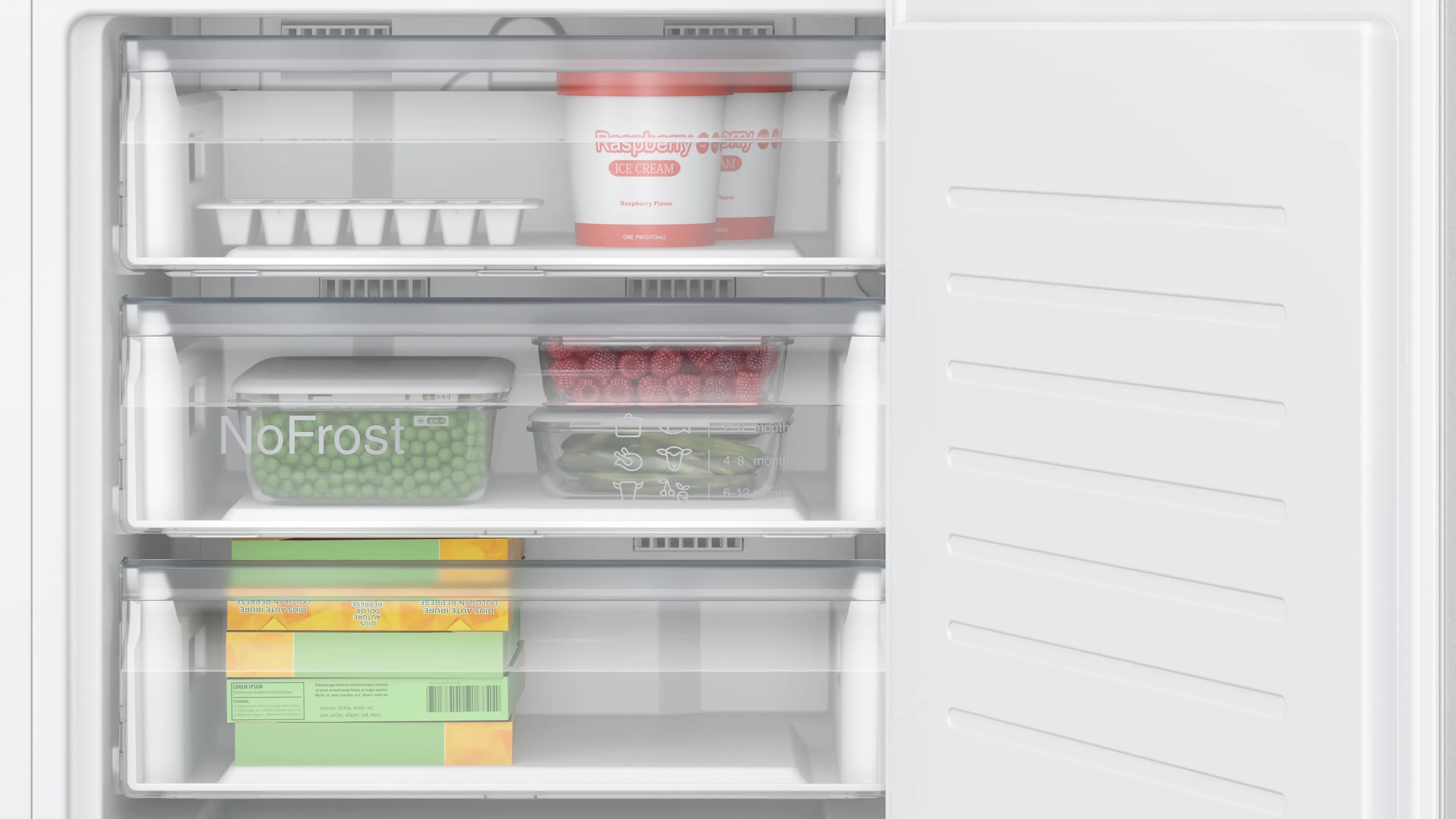 Bosch GUN21VFE0G Series 4 built-under integrated NoFrost freezer