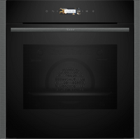 NEFF N70 smart built-in single oven B24CR71G0B in Graphite-Grey